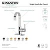 Kingston Brass LS8611CTL Continental One-Handle 1-Hole Deck Mounted Bar Faucet, Chrome LS8611CTL